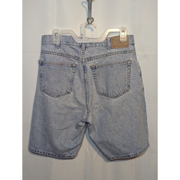 Men's Easy Fit Best Basics Gap Denim Size 33 Distressed Light Wash Dad Short Y2K - Picture 8 of 16